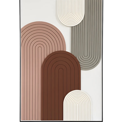 Tablou abstract în tonuri pământii – 120×80 cm | Olivy