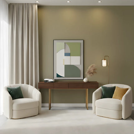 Tablou geometric cu relief verde – 80×60 cm | Olivy