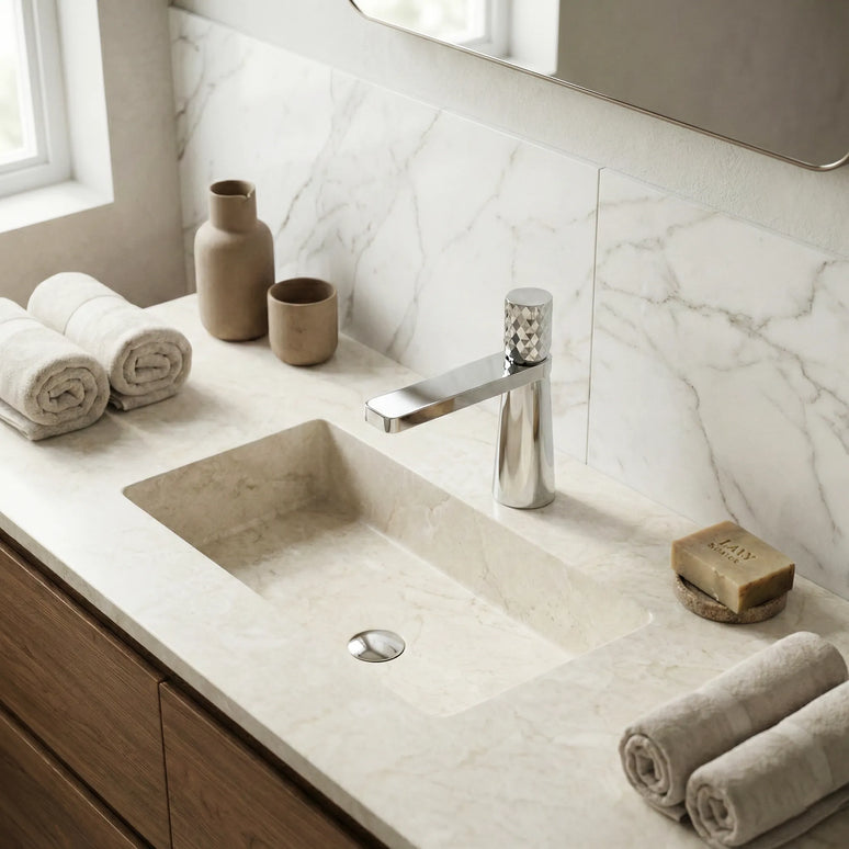 Baterie lavoar – Colecția Astrid – Crom Diamond