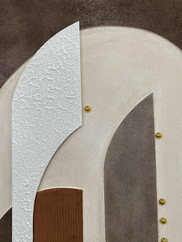 Tablou abstract cu accente aurii – 80×120 cm | Olivy