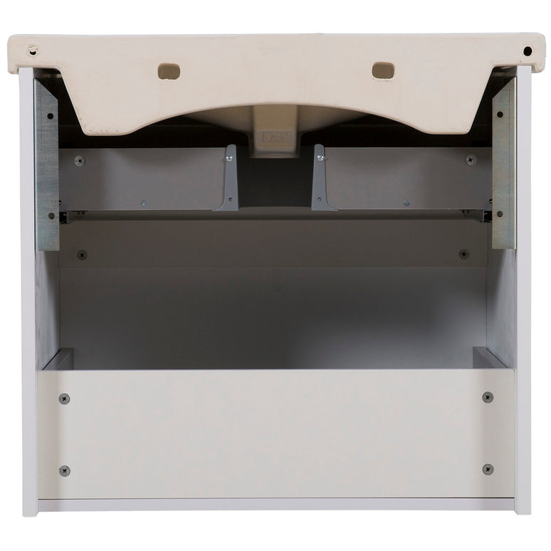 Mobilier de baie suspendat Elite, Alb Mat