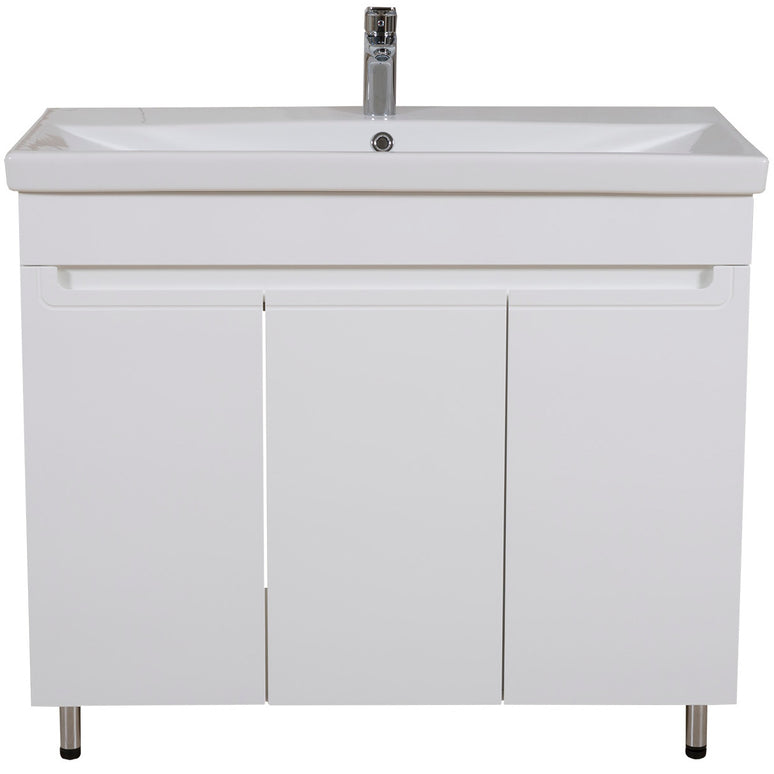 Set baie Omega – mască pe pardoseală cu lavoar ceramic