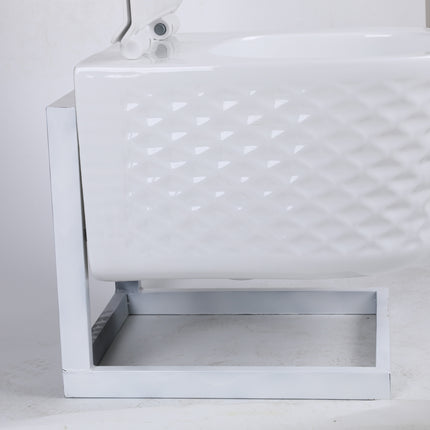 Vas WC Modern  Alb Lucios  3D