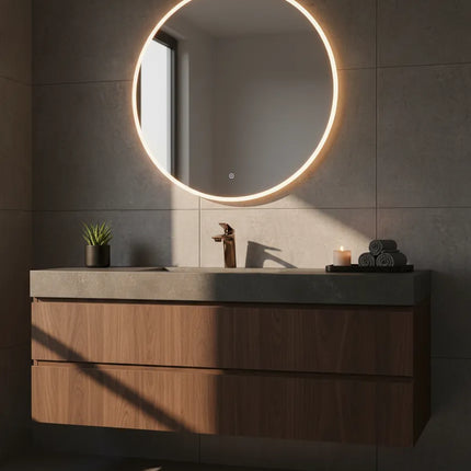 Baterie lavoar modernă Rose Gold – design elegant din alamă solidă