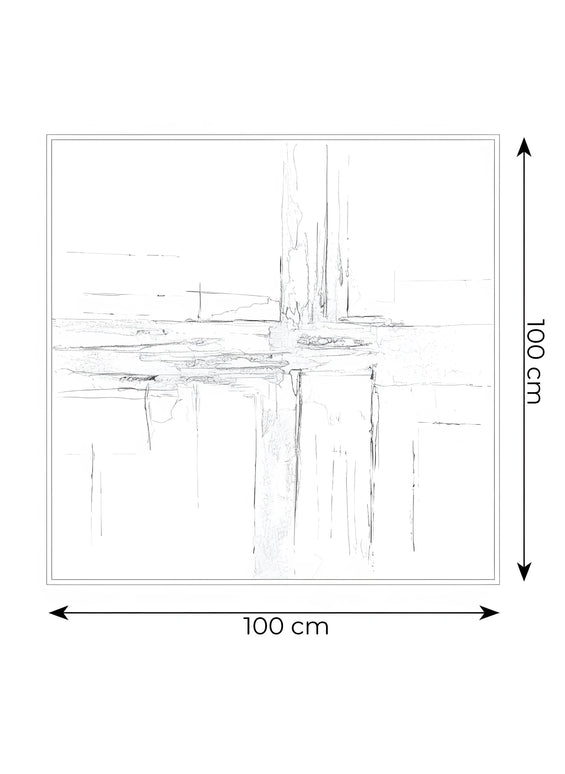 Tablou abstract cu accente aurii – 100×100 cm | Olivy