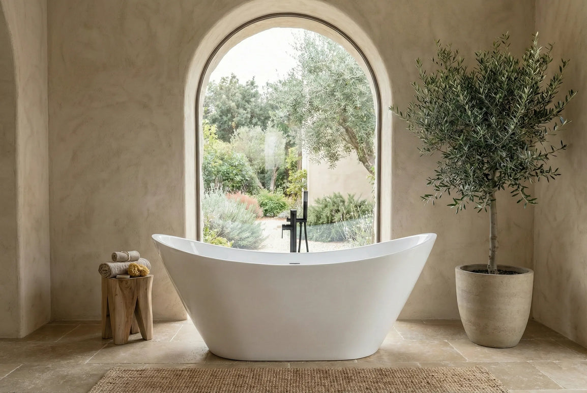 Cadă freestanding din acril Vela 6014