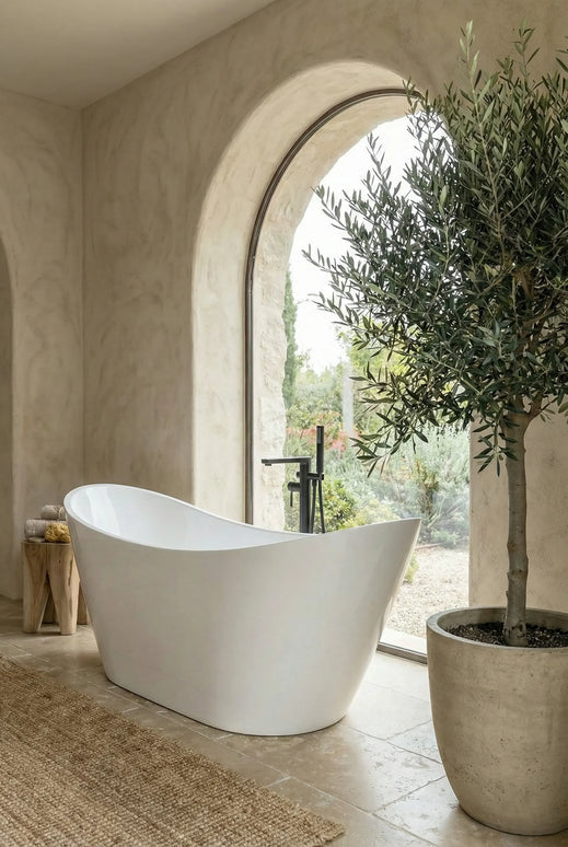 Cadă freestanding din acril Vela