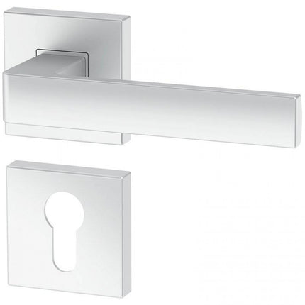 Manere usi Ergo cu rozeta yala crom satin