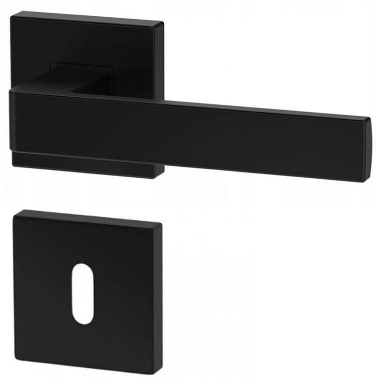 Manere usi ERGO negru cu rozeta cheie