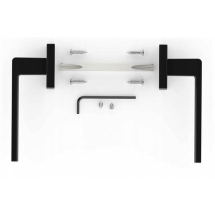 Manere usi ERGO negru cu rozeta cheie