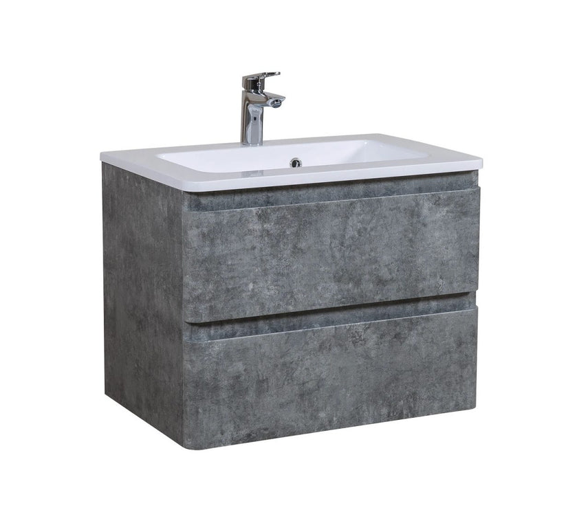 Mobilier de baie suspendat Accent Gray Marble