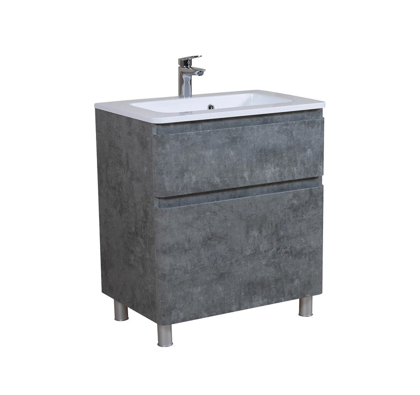 Mobilier de baie pe pardoseală Accent Gray Marble