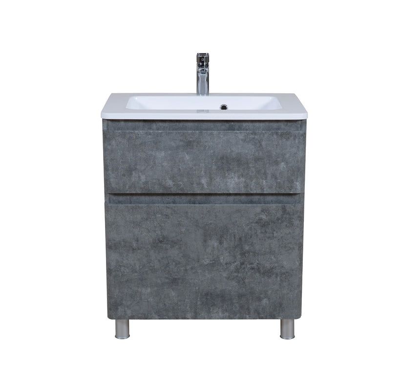 Mobilier de baie pe pardoseală Accent Gray Marble