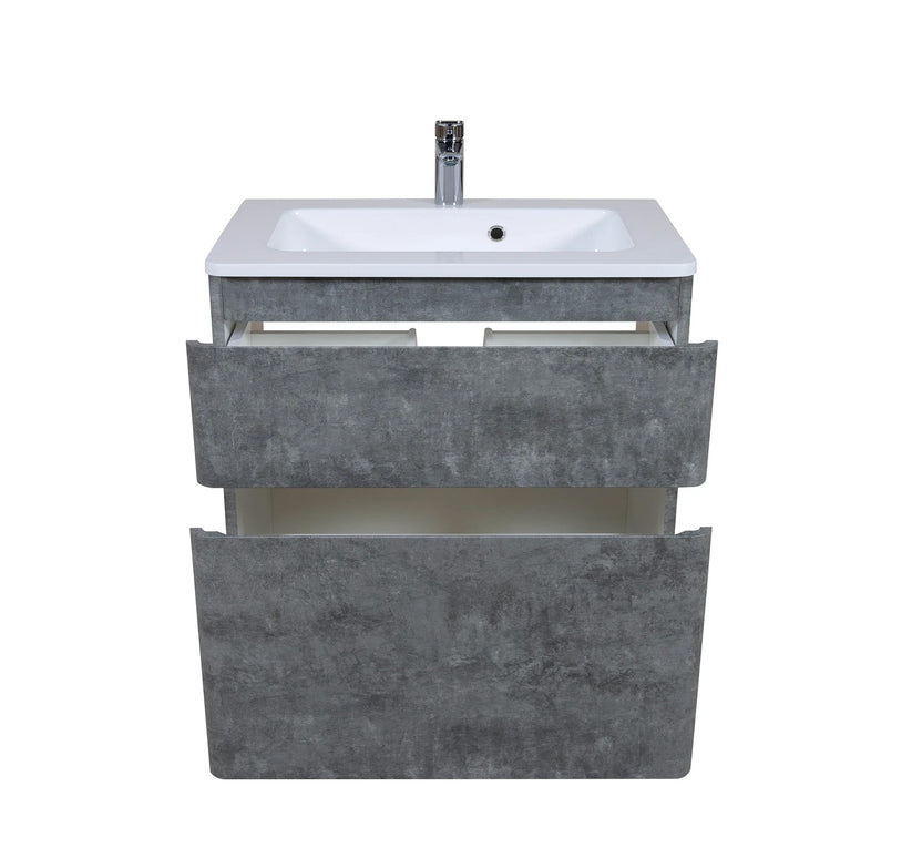 Mobilier de baie pe pardoseală Accent Gray Marble