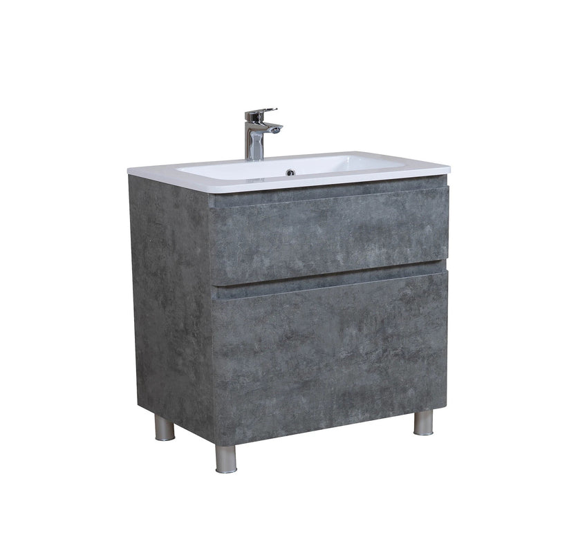 Mobilier de baie pe pardoseală Accent Gray Marble