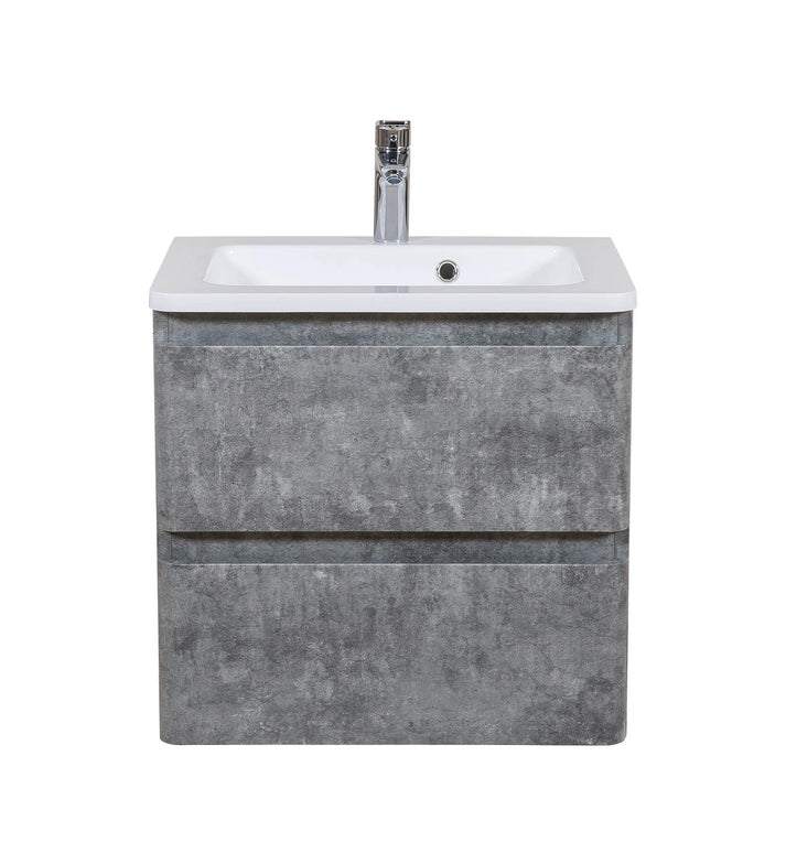 Mobilier de baie suspendat Accent Gray Marble