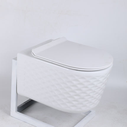 Vas WC Modern  Alb Lucios  3D