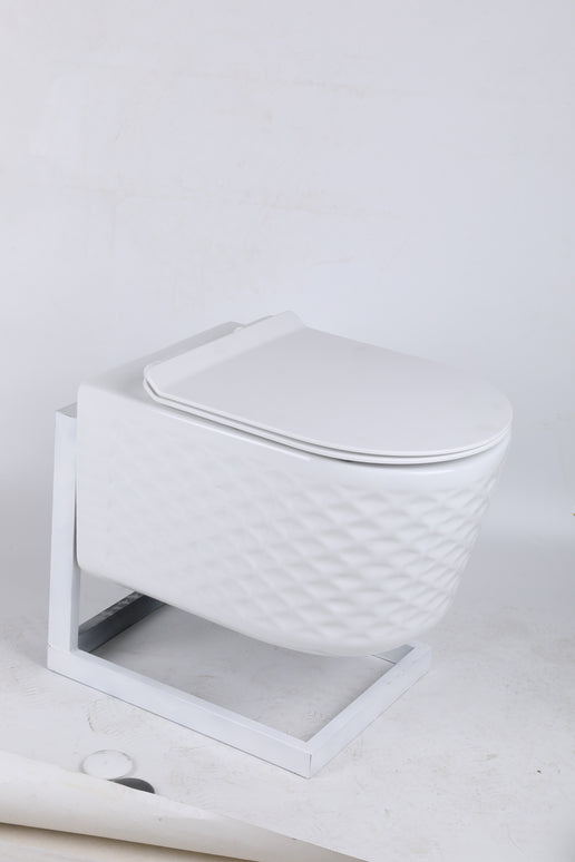 Vas WC Modern  Alb Lucios  3D