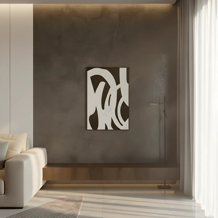 Tablou abstract texturat alb-negru – 80×60 cm | Olivy