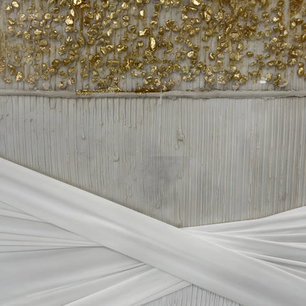 Tablou abstract cu accente aurii – 102×102 cm | Olivy