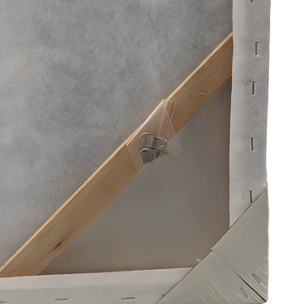 Tablou abstract albastru cu accente aurii – 80×120 cm | Olivy