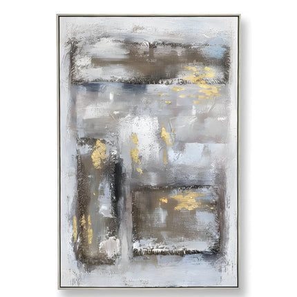 Tablou abstract modern în ulei – 80×120 cm | Olivy