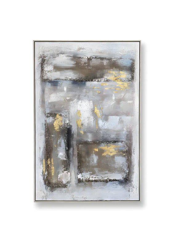 Tablou abstract modern în ulei – 80×120 cm | Olivy