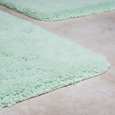 Covoraș baie din microfibră supersoft, antiderapant TRP, 45×75 cm, Menta