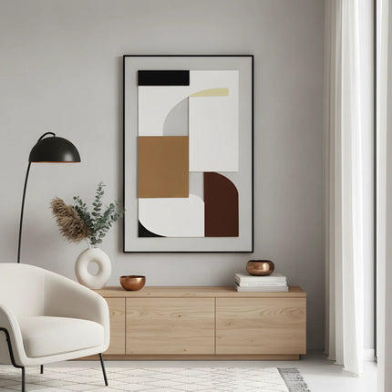 Tablou abstract geometric – 120×80 cm | Olivy