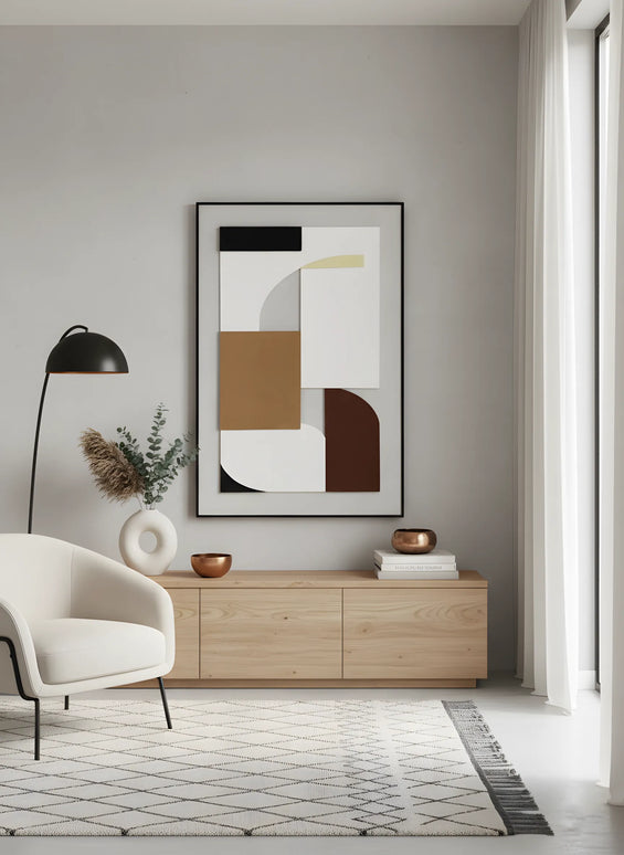 Tablou abstract geometric – 120×80 cm | Olivy