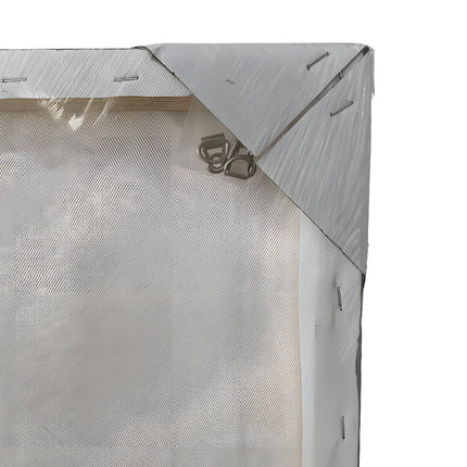 Tablou abstract cu detalii metalice – 50×150 cm | Olivy