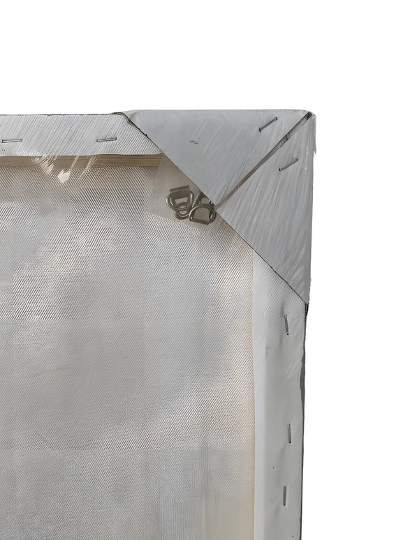 Tablou abstract cu detalii metalice – 50×150 cm | Olivy