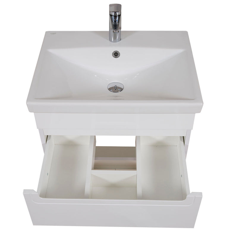 Set baie Omega – mască pe pardoseală cu lavoar ceramic
