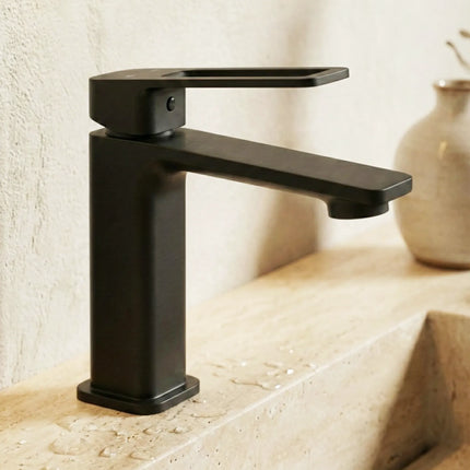 Baterie lavoar – Silva – Negru mat