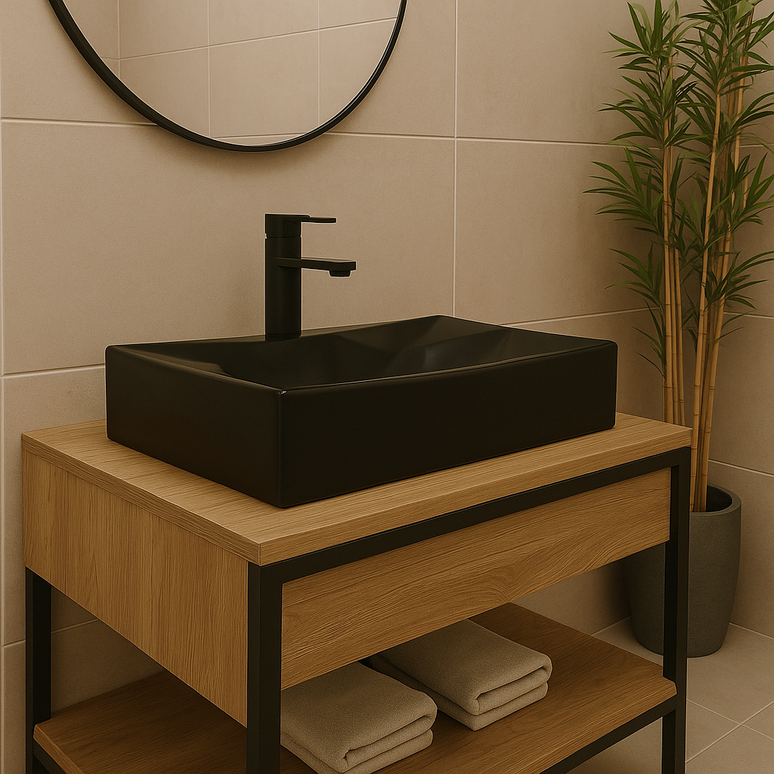 Lavoar Ceramic Negru Mat A526-CBK-M