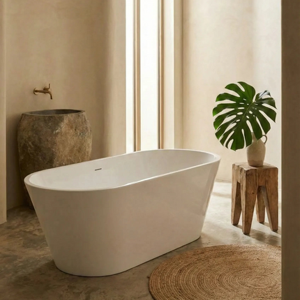 Cadă freestanding din acril Luma