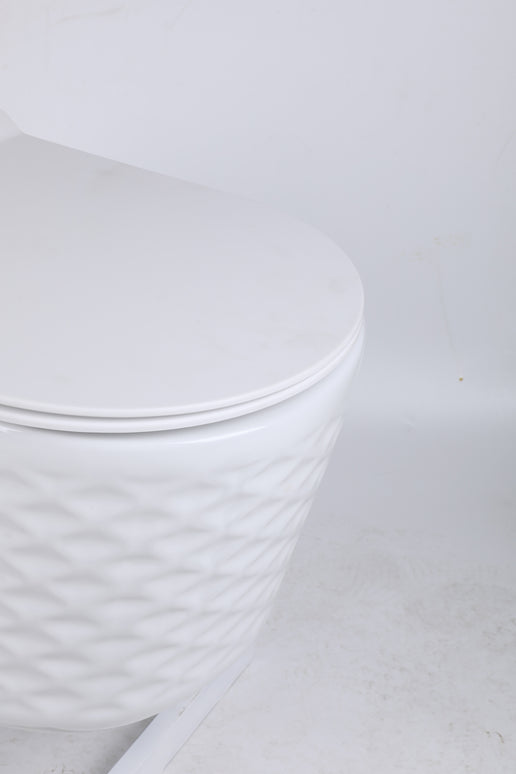 Vas WC Modern  Alb Lucios  3D