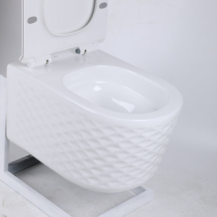 Vas WC Modern  Alb Lucios  3D