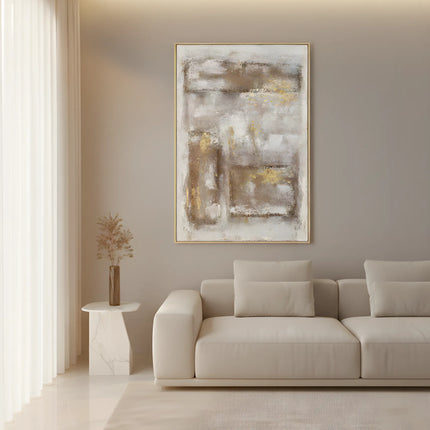 Tablou abstract modern în ulei – 80×120 cm | Olivy