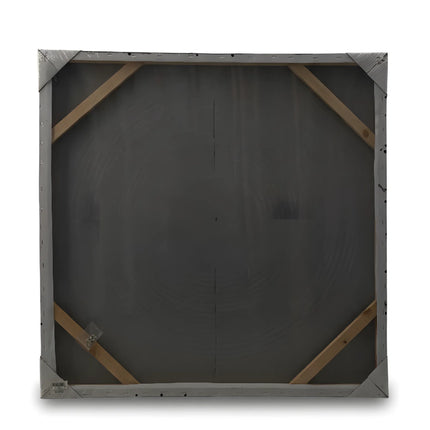 Tablou concentric alb-gri – 80×80 cm | Olivy