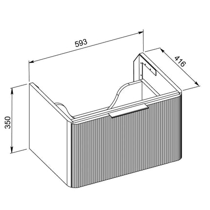 Mobilier de baie pe pardosea Frost, Alb