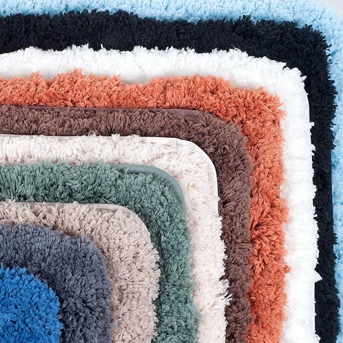 Covoraș baie din microfibră supersoft, antiderapant TRP, 45×75 cm, Bej