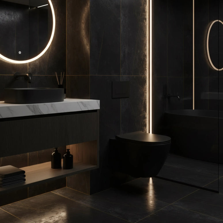 Vas WC Suspendat Black Matte