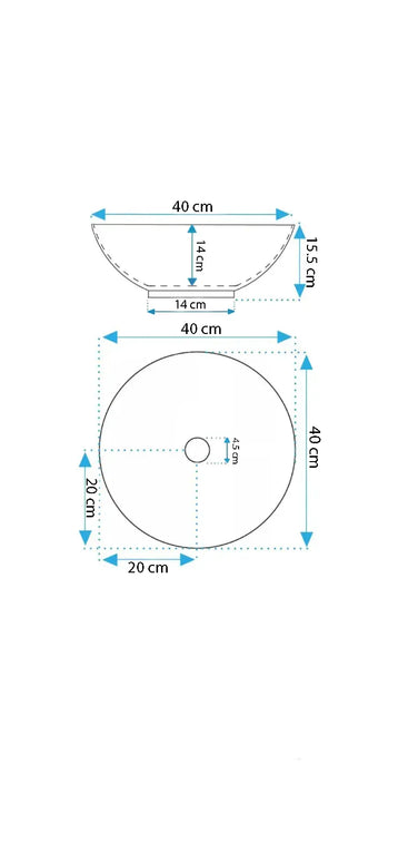 Lavoar Ceramic Zen Alb lucios - A025