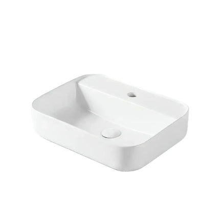 Lavoar ceramic dreptunghiular A422B – alb lucios