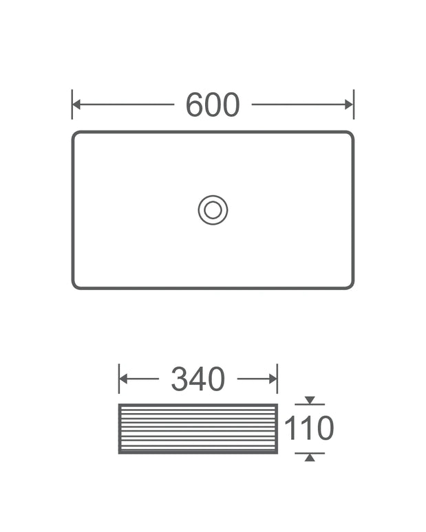 Lavoar ceramic dreptunghiular A442L-CA39M – design modern verde mat și alb mat
