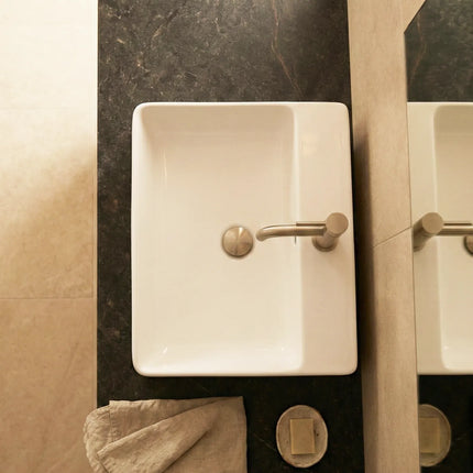 Lavoar ceramic dreptunghiular A450 –  alb lucios