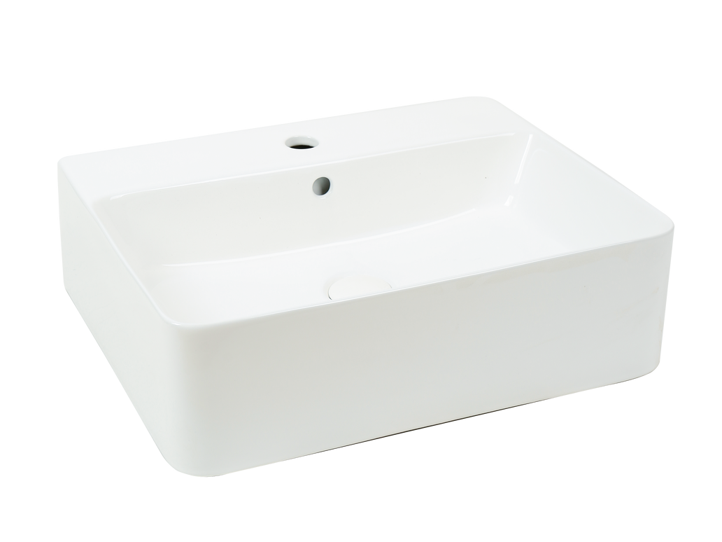 Lavoar ceramic dreptunghiular A450 –  alb lucios