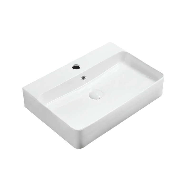 Lavoar ceramic dreptunghiular A451 – alb lucios