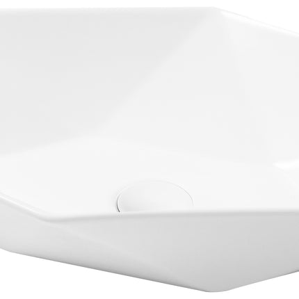 Lavoar ceramic alb design geometric  - A479